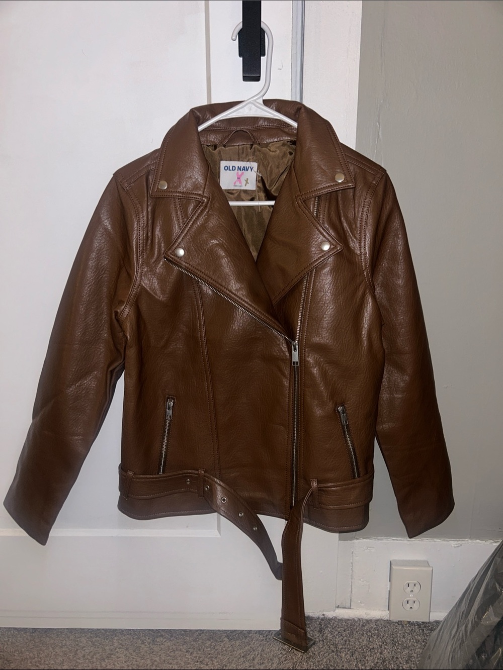 NWT Old Navy Women’s Faux Leather Jacket